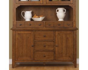 Liberty Furniture Hearthstone Buffet in Rustic Oak