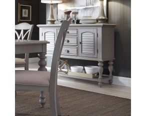 Liberty Furniture Summer House Server in Dove Grey