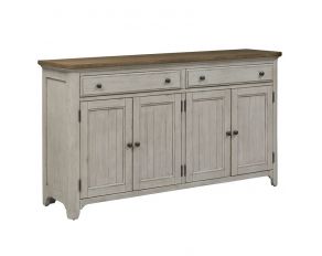 Liberty Furniture Farmhouse Reimagined Server in Antique White