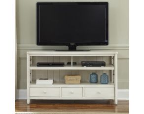 Liberty Furniture Dockside II TV Console in White