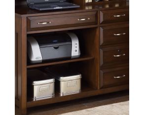 Hampton Bay Computer Credenza in Cherry Finish