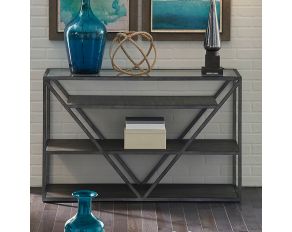 Liberty Furniture Arista Sofa Table in Cobblestone