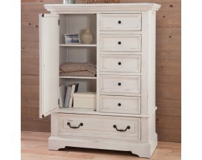 Stonebrook Gentleman Chest in Distressed Antique White