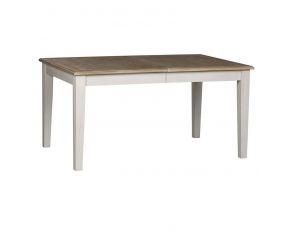 Summerville Rectangular Leg Table in White Wash