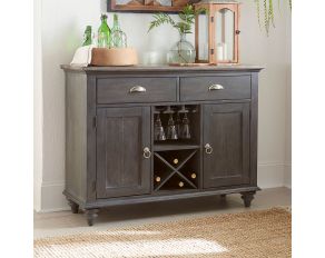 Ocean Isle Buffet in Slate Weathered Pine Finish