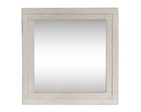 Modern Farmhouse Mirror in Flea Market White