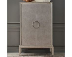 Montage Bar Cabinet in Platinum Finish