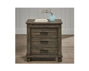 A-America Glacier Point Nightstand in Grey