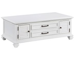 Charlestown Lift Top Coffee Table in White