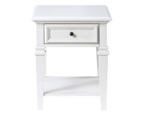 Charlestown End Table in White