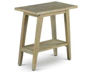 Milani Chairside End Table in Natural