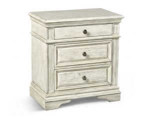 Highland Park Nightstand in Cathedral White