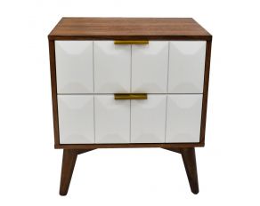 Ginny Nightstand in Burnished Walnut