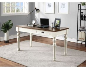 Joanna Lift Top Desk in Ivory and Mocha