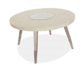 Lenox Round Dining Table In Acadia White