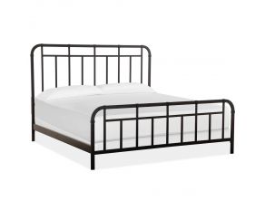 Harper Springs King Metal Bed in Forged Iron