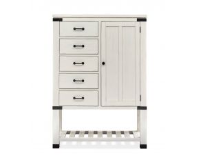 Harper Springs Door Chest In Silo White