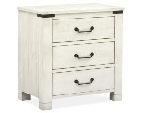 Chesters Mill Drawer Nightstand In Alabaster