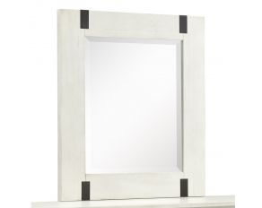 Chesters Mill Portrait Mirror In Alabaster