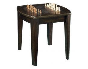 Steve Silver Diletta Game End Table in Walnut