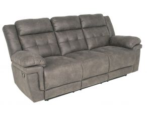 Steve Silver Anastasia Recliner Sofa in Grey