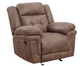 Steve Silver Anastasia Glider Recliner in Coco