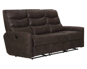 Gill Reclining Sofa in Chocolate