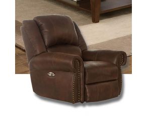 Pickett Power Headrest Power Recliner in Tobacco