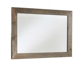 Progressive Furniture Willow Mirror in Weathered Grey