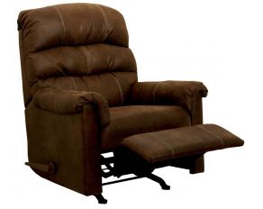 Capri Handle Rocker Recliner in Chocolate