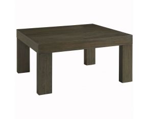 Grady Square Coffee Table with Caster in Dark Walnut