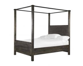 Abington King Poster Bed in Weathered Charcoal