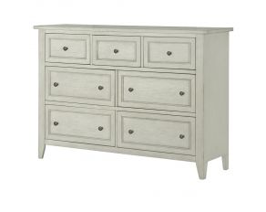 Raelynn Drawer Dresser in Weathered White