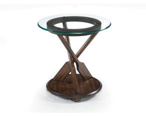 Magnussen Beaufort Round End Table in Oak