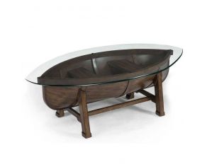 Beaufort Oval Cocktail Table in Oak