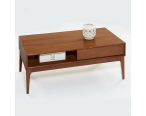 Progressive Furniture Mid-Mod Cocktail Table in Cinnamon