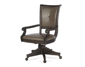 Magnussen Sutton Place Swivel Chair in Charcoal