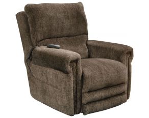 Warner Power Headrest with Lumbar Lift Lay Flat Recliner in Tigers Eye