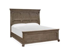 Tinley Park King Panel Bed in Dovetail Grey