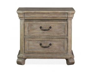 Tinley Park Nightstand in Dovetail Grey