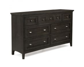 Westley Falls Drawer Dresser in Graphite