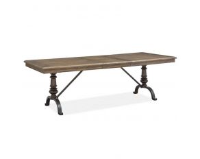 Roxbury Manor Rectangular Dining Table in Homestead Brown