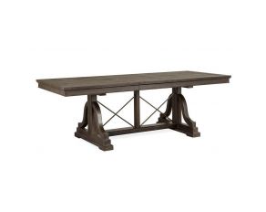 Westley Falls Trestle Dining Table in Graphite