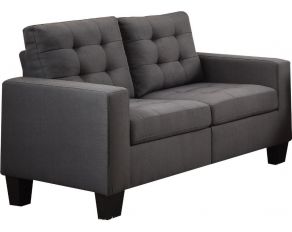 Acme Furniture Earsom Loveseat in Gray