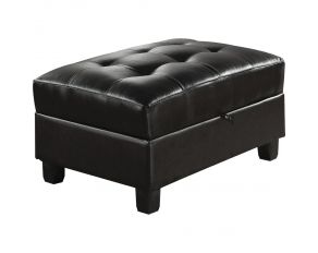 Acme Furniture Kiva Storage Ottoman in Espresso