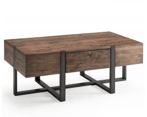 Prescott Condo Rectangular Cocktail Table in Rustic Honey