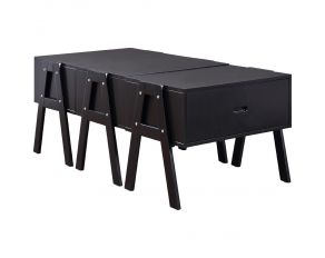 Lonny Convertible Coffee Table in Black