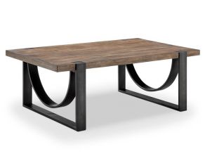 Bowden Rectangular Cocktail Table in Rustic Honey