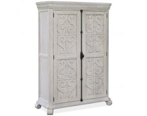 Bronwyn Door Chest in Alabaster