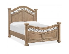 Marisol Queen Panel Bed in Fawn